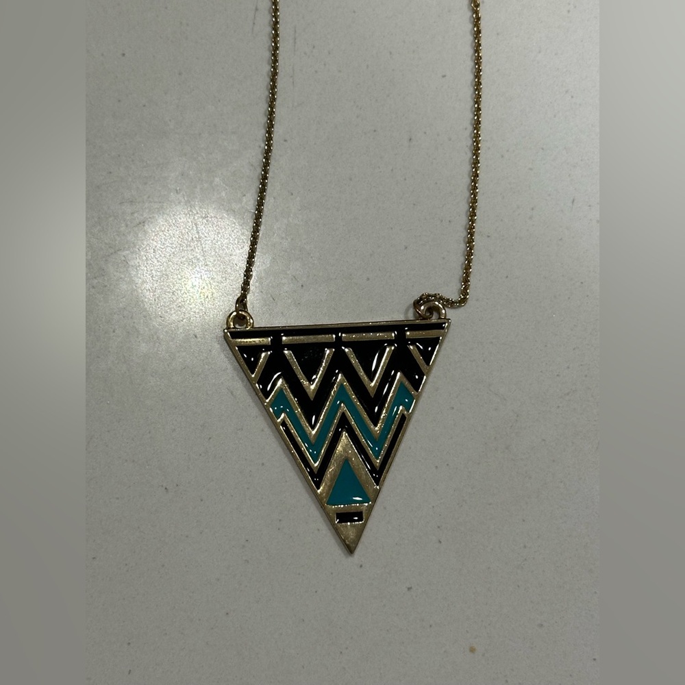 HOUSE OF HARLOW 1960 long pendant necklace